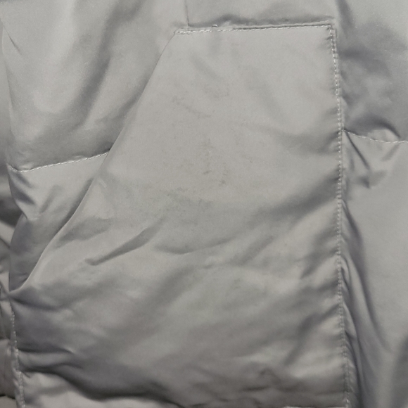 Chico's Women's Grey Puffer Jacket Size 2/Large - Picture 3 of 4